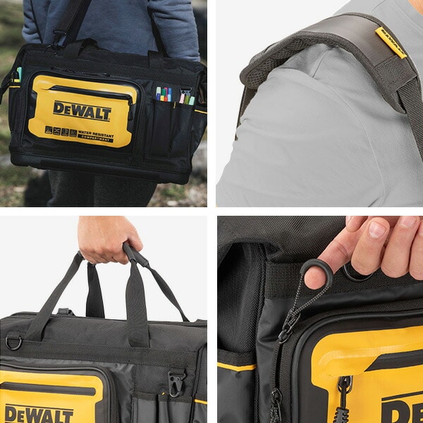 【10％オフクーポン対象】角型バッグ 工具収納 IP54防水防塵 DWST60104-1 デウォルト DEWALT