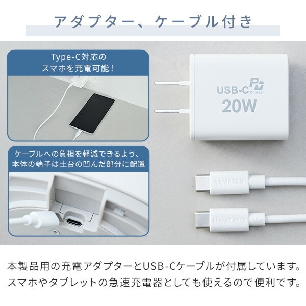 サーキュレーター DCモーター PD対応 全分解 上下左右首振り 24畳まで RCRP-ZX015(C)  山善 YAMAZEN