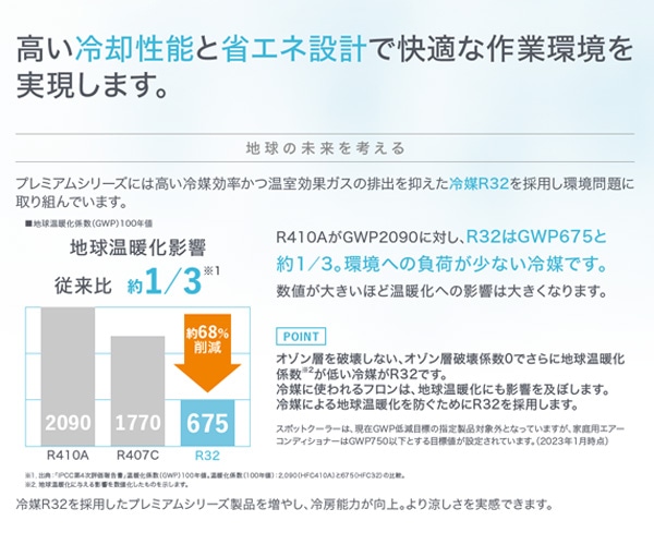【10％オフクーポン対象】【代引不可】【法人・施設限定】大型 スポットエアコン 強冷風タイプ キャスター付き 容量25L 三相200V 冷媒R32 SPC-100B ナカトミ NAKATOMI