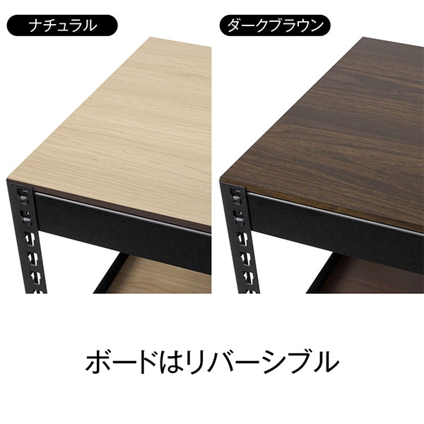【10％オフクーポン対象】メタル&ウッドラック ハンガーラック 棚付き 幅81 奥行41 棚3段 MK-883H ドリームウェア