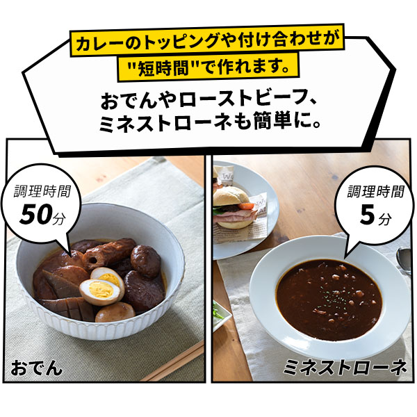 【10％オフクーポン対象】ゴーゴーカレー 電気圧力鍋 2.2L アレンジレシピ付き GPCB-M220(YL) 山善 YAMAZEN