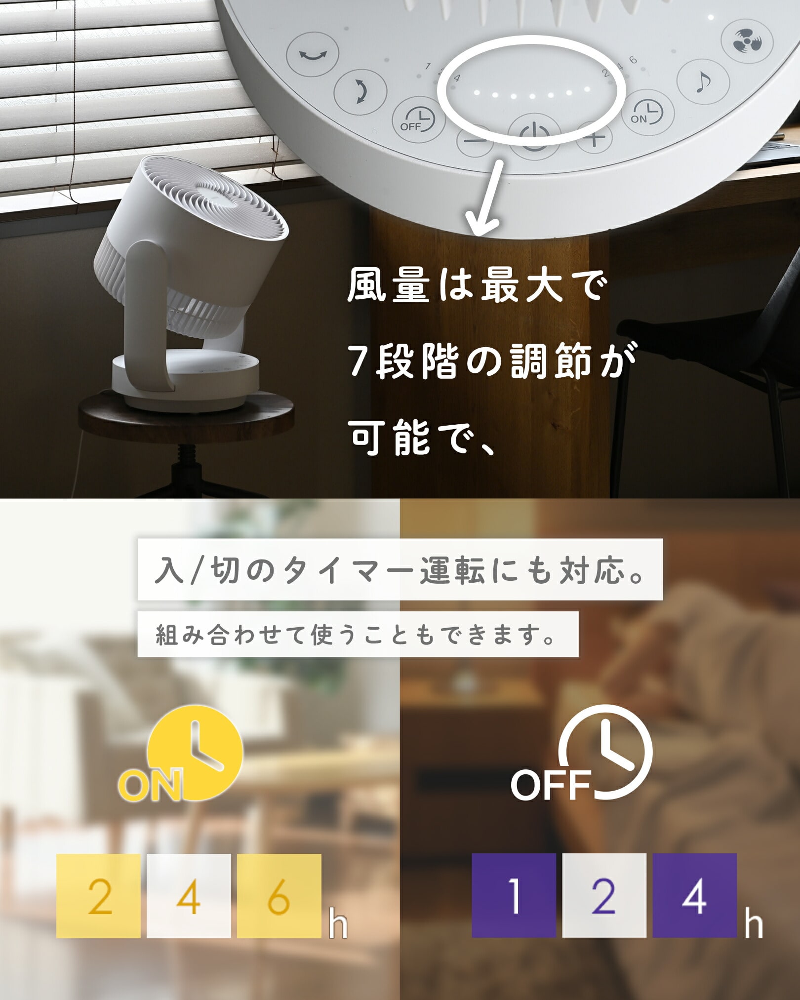 サーキュレーター dcモーター ～28畳 洗える 全分解 全閉式 上下左右首振り 帯電防止加工 YAR-RD20T(W) 山善 YAMAZEN