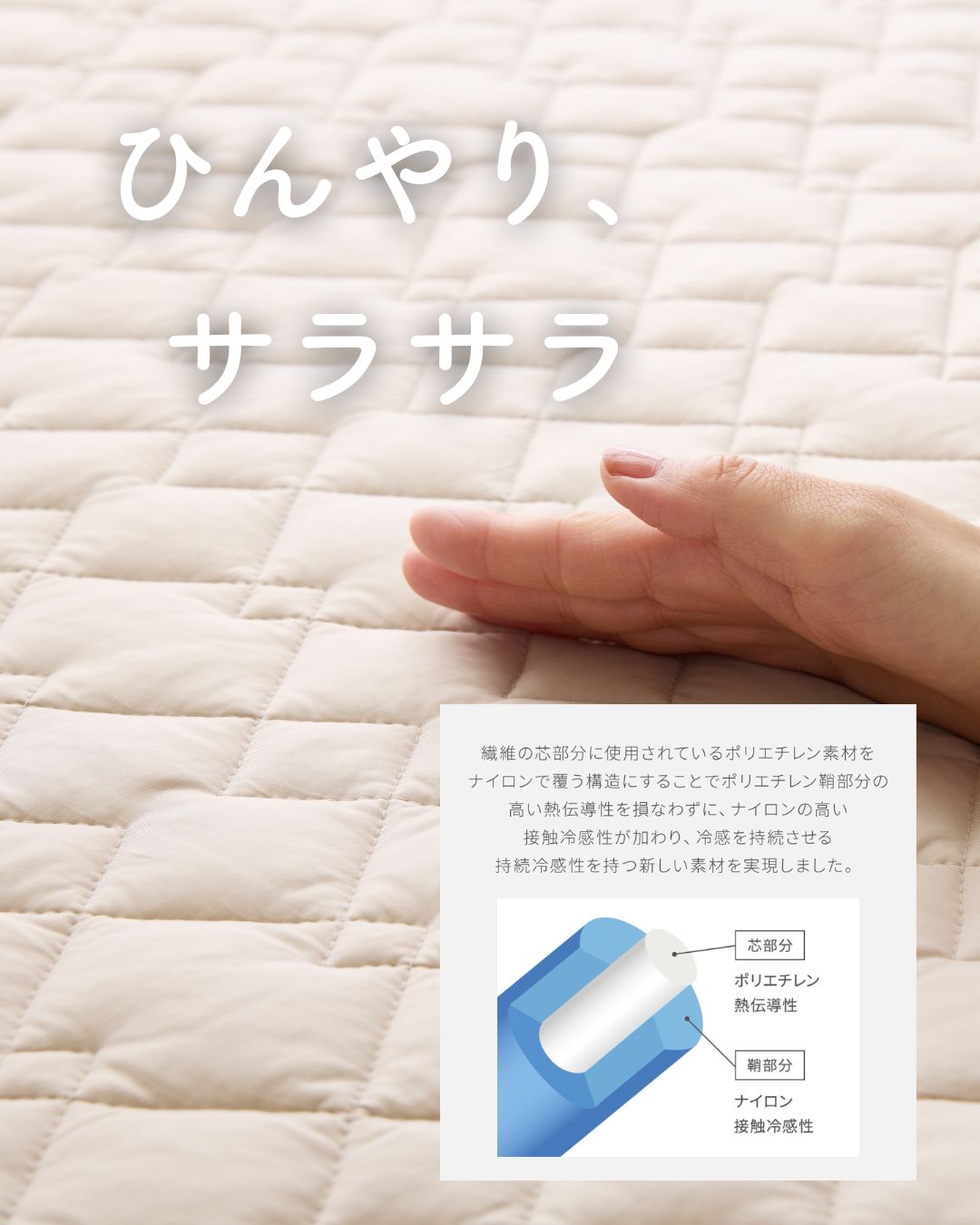 ボックスシーツ 敷きパッド 一体型 冷感 ひんやり 接触冷感 Q-MAX0.55 シングル/セミダブル/ダブル/クィーン/ワイドキング シーツ ひんやりマット 冷却マット 強力  抗菌 防臭 洗える 