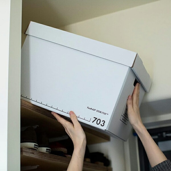 バンカーズボックス 703s ボックス 3枚1パック FE-1005901 ホワイト(文字：ブラック) フェローズ Fellowes