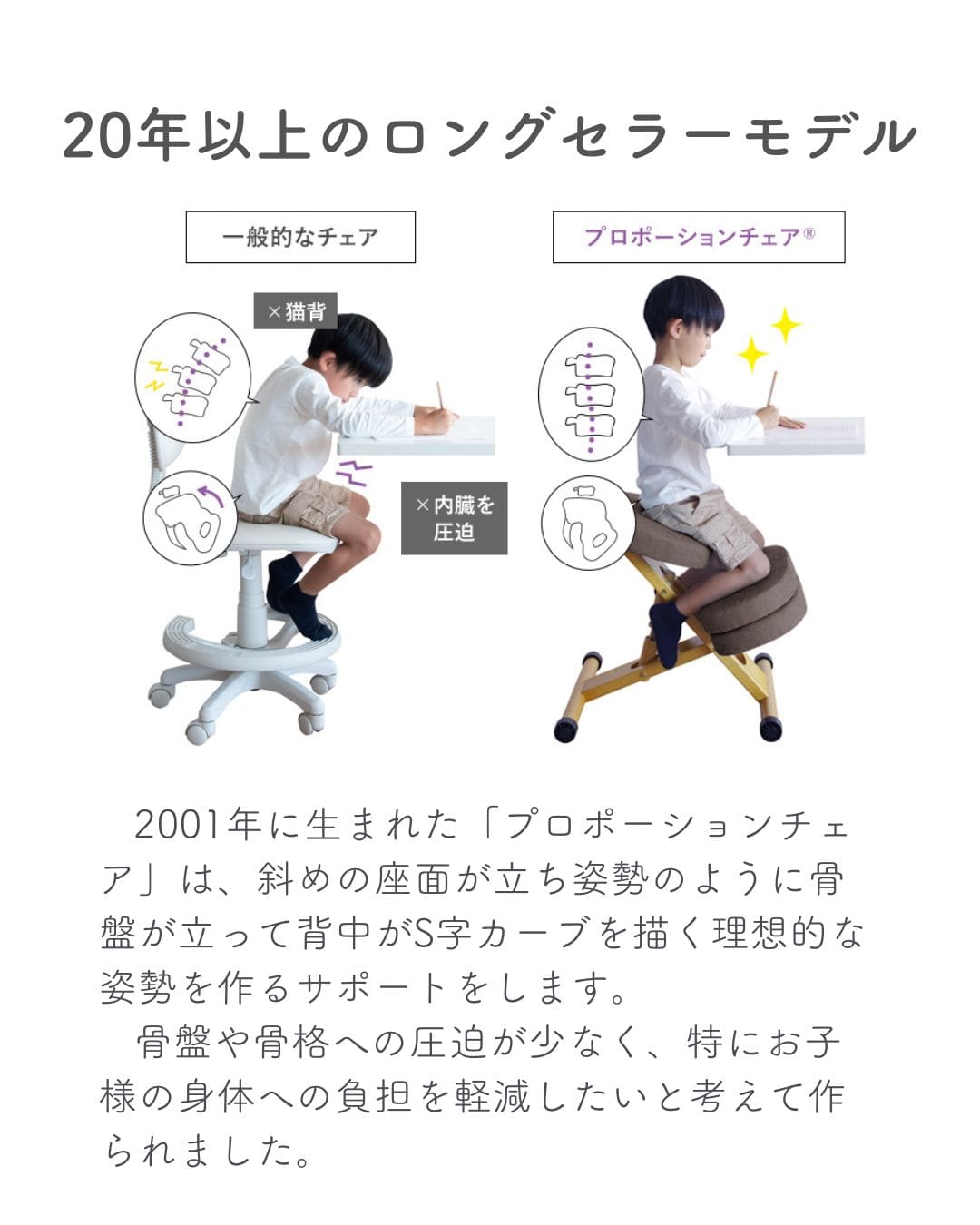 プロポーションチェア カバー付き 補助クッション 有/無 幅48.5 奥行61-68 高さ43-64cm CH-88W CN-8C 宮武製作所