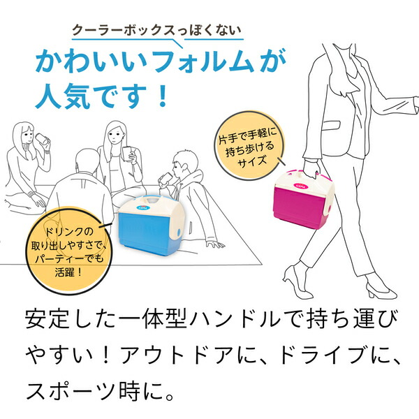 アイスピア ICEPIA クーラーボックス 23L ブルー ドリームウェア