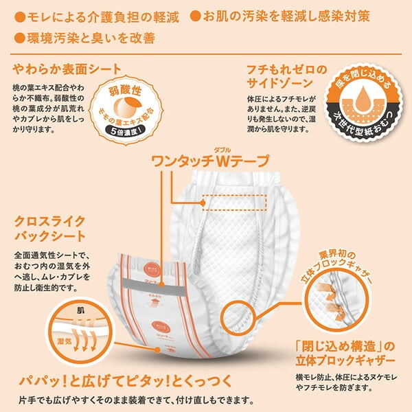 フリーネ 大人用紙おむつ フリーネ Pro ズレない パンツ用パッド 昼用 日本製 36枚×6(216枚) FZP-75 第一衛材