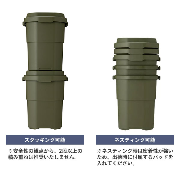 バケットカーゴ トランクカーゴ 22L 座れる 収納ボックス 収納バケツ GHON258/GHON259/GHON260 リス RISU