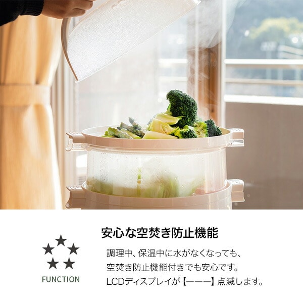 スチーム名人 かんたん蒸し器 L スチームクッカー 2段  SE-003 太知HD アナバス ANABAS