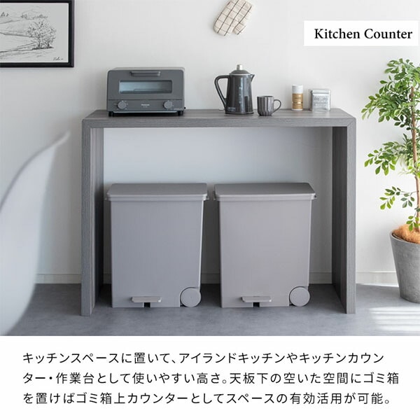 シンプル カウンターテーブル 幅120 奥行40 高さ90cm Galant (ガラン) DT-1006 宮武製作所