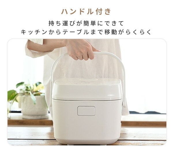 炊飯器 3合炊き 5.5合炊き マイコン式 低温調理 温度調理 YJT-M05/YJT-M10(W)/(B) 山善 YAMAZEN