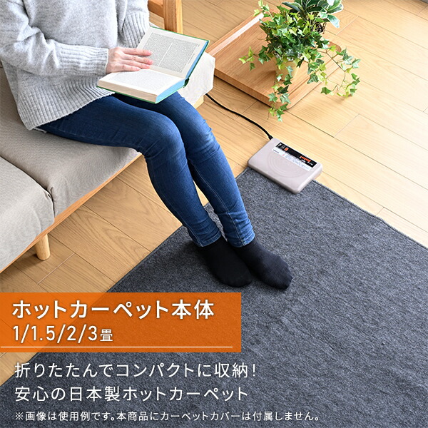 ホットカーペット 国産 本体 1畳/1.5畳/2畳/3畳 WAC-101/WAC-151/WAC-201/WAC-301 山善 YAMAZEN