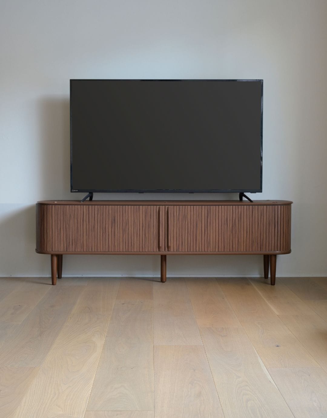【10％オフクーポン対象】テレビ台 テレビボード 引き戸 蛇腹 幅150 奥行38 高さ48cm 山善 YAMAZEN