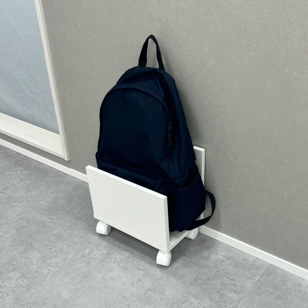 バッグ収納スタンド キャスター付き 幅20 奥行30 高さ31.5cm カバン置き 山善 YAMAZEN