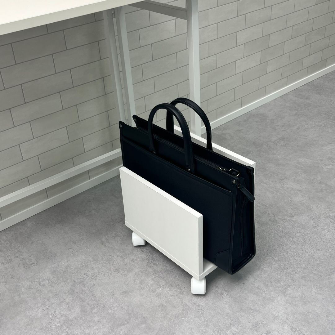 バッグ収納スタンド キャスター付き 幅20 奥行30 高さ31.5cm カバン置き 山善 YAMAZEN