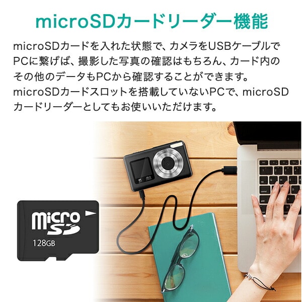 コンパクトデジタルカメラ 約500万画素 18倍デジタルズーム F3DCAF05-01 FFF フィールドスリー