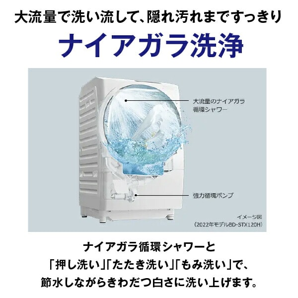 【代引不可】ドラム式洗濯乾燥機 洗濯機 乾燥機 (洗濯12kg 乾燥6kg) 左開き 風アイロン センサー洗い BD-SV120JL 日立 HITACHI