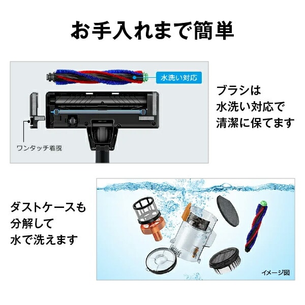 掃除機 コードレス スティッククリーナー パワーブーストサイクロン 軽量 日本製 PV-BH900SL 日立 HITACHI