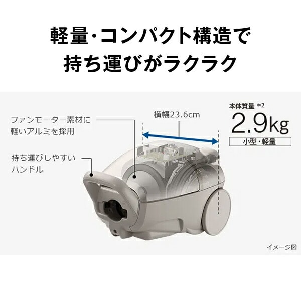 掃除機 かるパック キャニスター式 紙パック式 日本製 CV-KP300M 日立 HITACHI