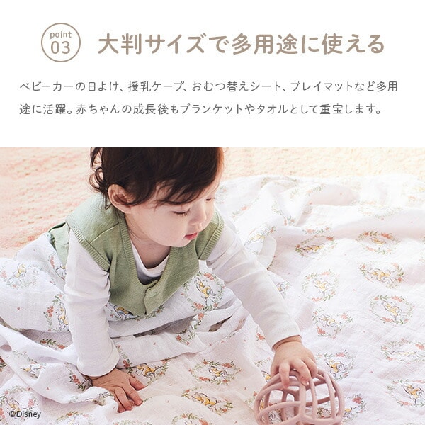 スワドル 3枚セット ディズニーベビーコレクション エイデンアンドアネイ aden + anais