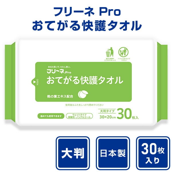 フリーネ 介護用 ウェットタオル ノンアルコール 30枚×30パック DP-155 第一衛材