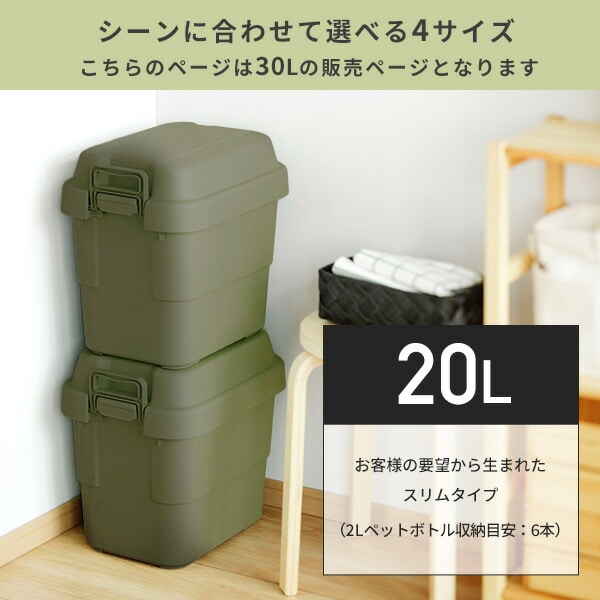 トランクカーゴ 座れる 収納ボックス 30L TC-30 リス RISU