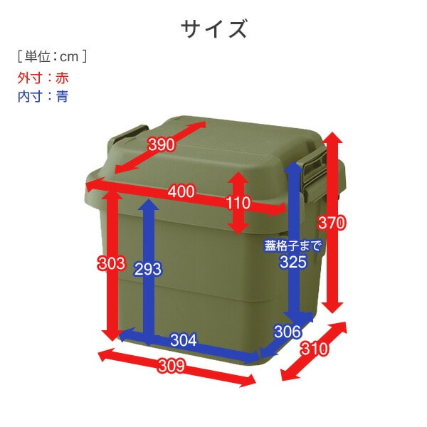 トランクカーゴ 座れる 収納ボックス 30L TC-30 リス RISU