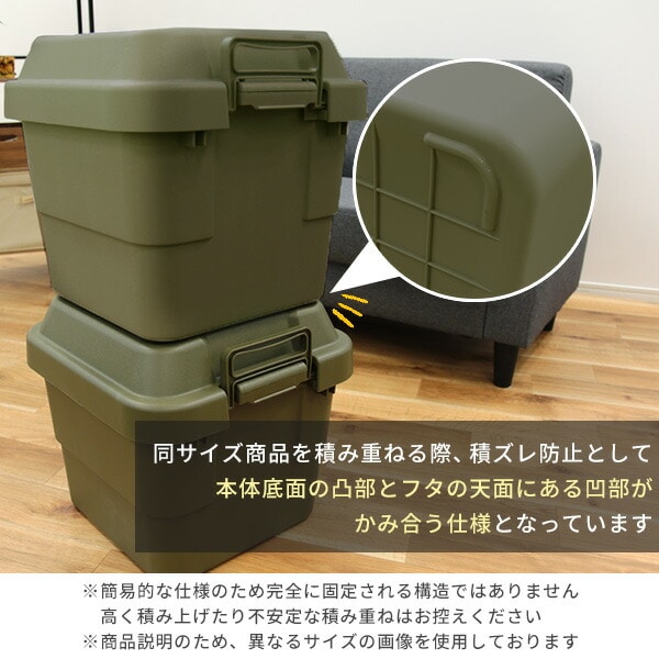 【10％オフクーポン対象】トランクカーゴ 座れる 収納ボックス 70L TC-70 リス RISU