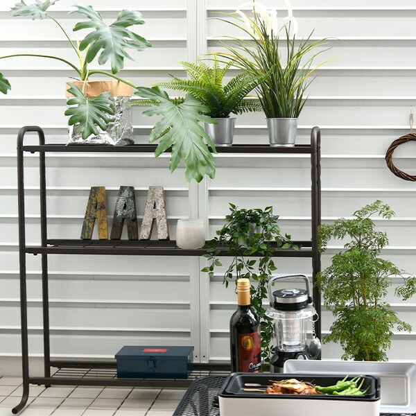 プランターラック 3段 (幅94-170cm) YPR-903 山善 | 山善ビズコム