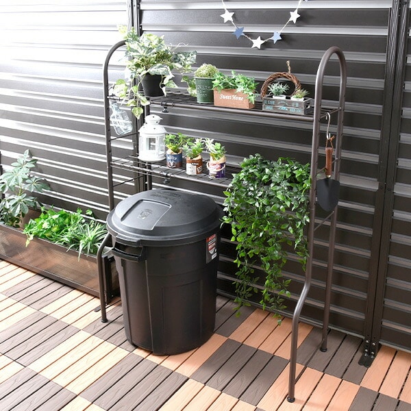 【10％オフクーポン対象】フルスペースラック (幅70-100cm) 室外機ラック FSR-70100 山善 YAMAZEN ガーデンマスター