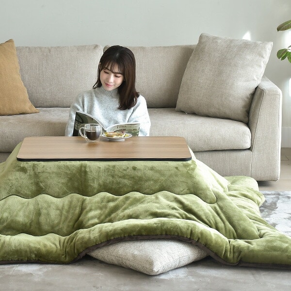 こたつ＆こたつ布団セット 80×60cm 長方形 USBポート搭載 NCK-USB8060 山善 YAMAZEN