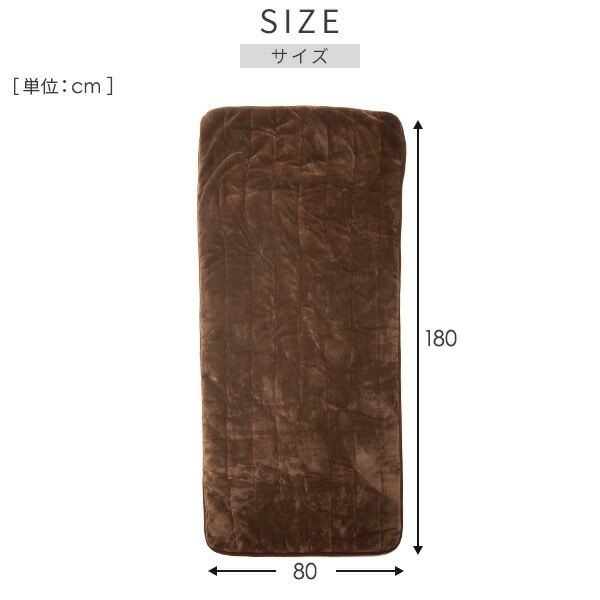 【10％オフクーポン対象】ホットカーペット ホットマット 空気をキレイにする 洗えるどこでもカーペット 80×180cm ごろ寝 YWC-194SFK 山善 YAMAZEN