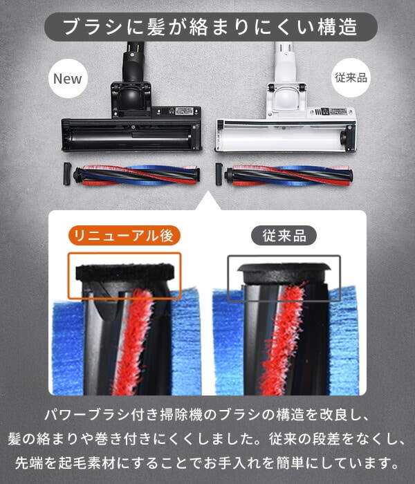 掃除機 紙パック式 コードレス 軽量 スタンド付き 紙パック11枚付属 ハンディ 2WAY パワーブラシ EKSP-L600/YKP-M35 山善 YAMAZEN