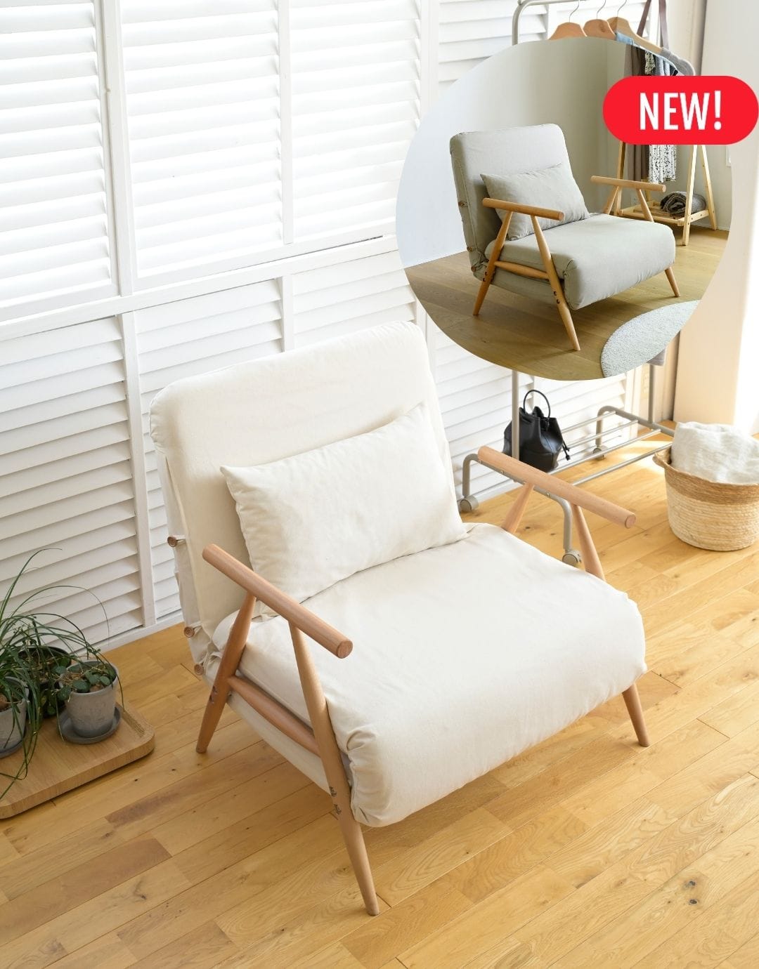 ソファベッド 折りたたみ デイベッド セミシングルショート (幅78 奥行80 高さ79.5cm) WSB-70S 山善 YAMAZEN