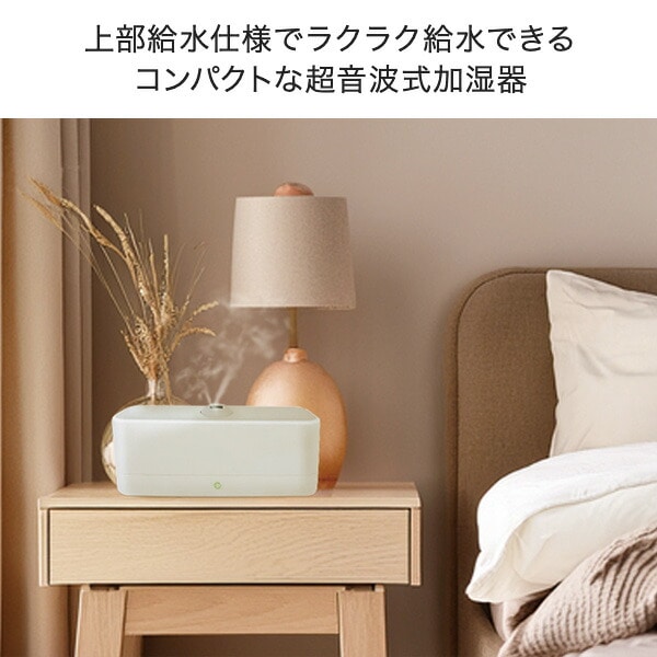 超音波式加湿器 上部給水 小型 コンパクト USB接続 SH-RK25 トップランド TOPLAND