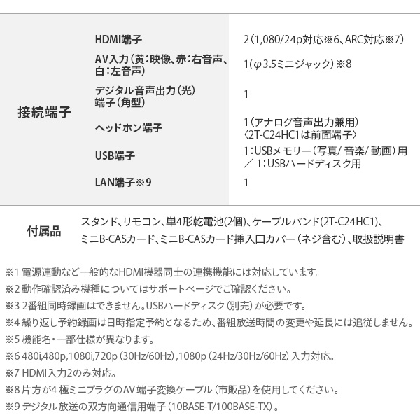 アクオス(AQUOS) 32V型 ハイビジョン 液晶テレビ 外付けHDD対応 2画面機能(TV+外部入力)搭載 2T-C32HC1 シャープ SHARP