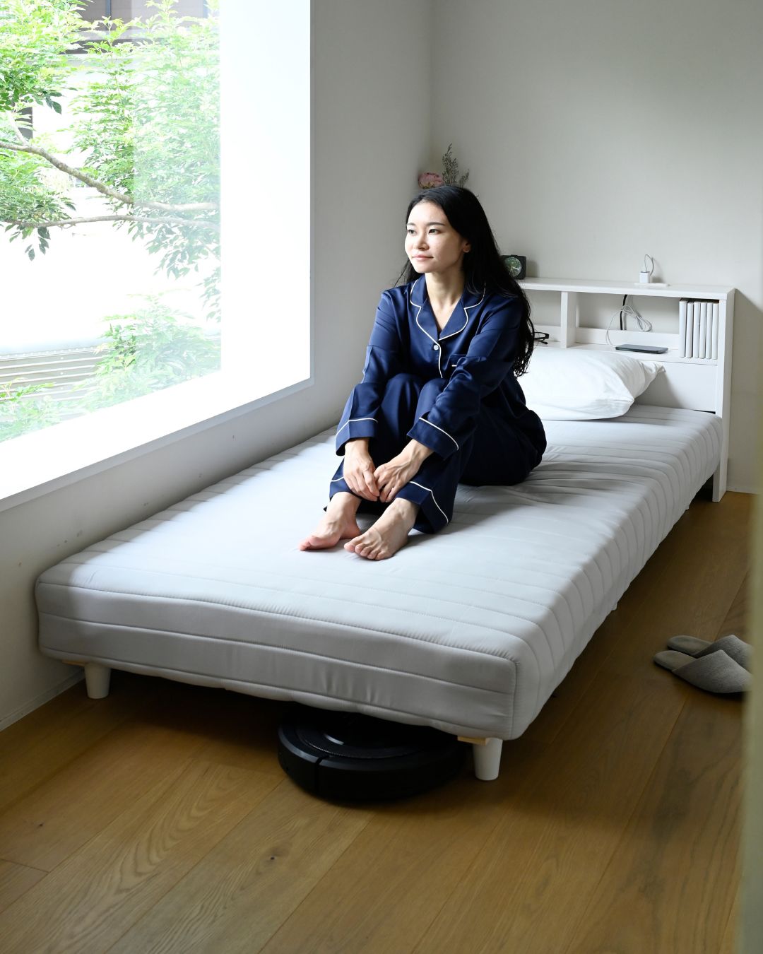 ロボット掃除機が入る 脚付きマットレス専用脚 高さ10cm ロータイプ (脚のみ) 山善 YAMAZEN