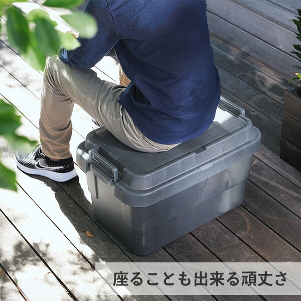 トランクカーゴ スタッキング 50L 座れる収納ボックス GHON106/GHON229/GHON108/GHON264/GHON265 リス RISU