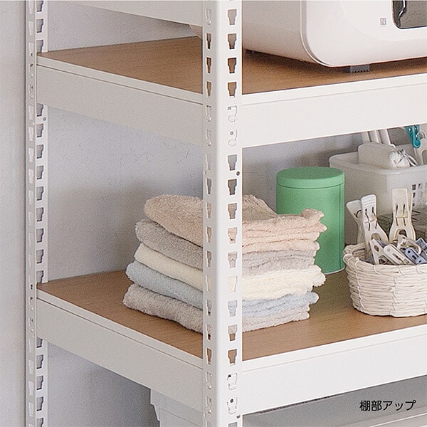 メタル＆ウッドラック ランドリーラック 2段 ドリームウェア