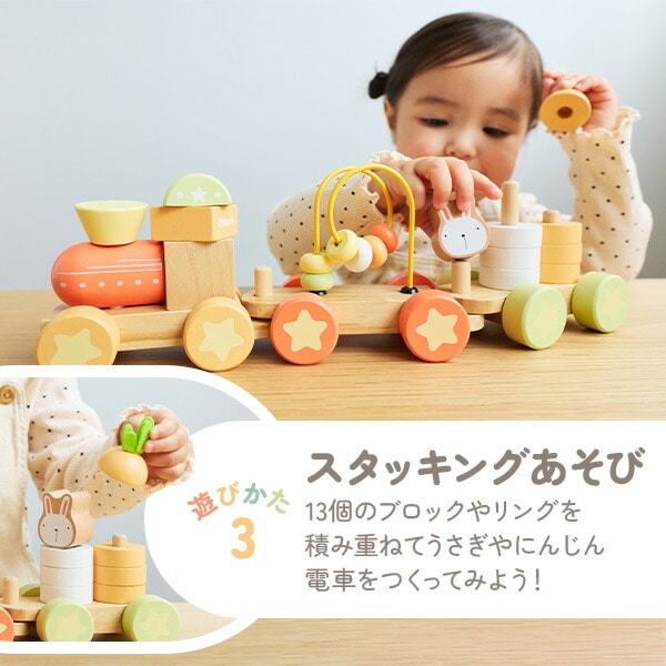 バニーシリーズ アクティビティトレイン(対象年齢18ヶ月から) TYPR44288 ポーラービー Polar B