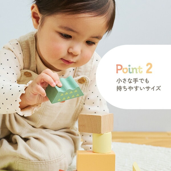 バニーシリーズ つみきパズル/22ピース(対象年齢18ヶ月から) TYPR44290 ポーラービー Polar B