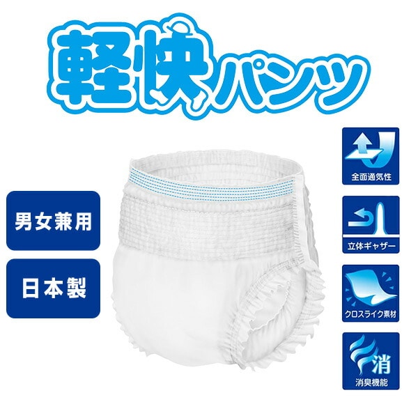 【10％オフクーポン対象】フリーネ Pro 大人用 紙おむつ 軽快パンツ M(32枚入) L(28枚入) FHP-226/FHP-227 消臭 2回分 男女兼用 日本製 ケース販売 第一衛材