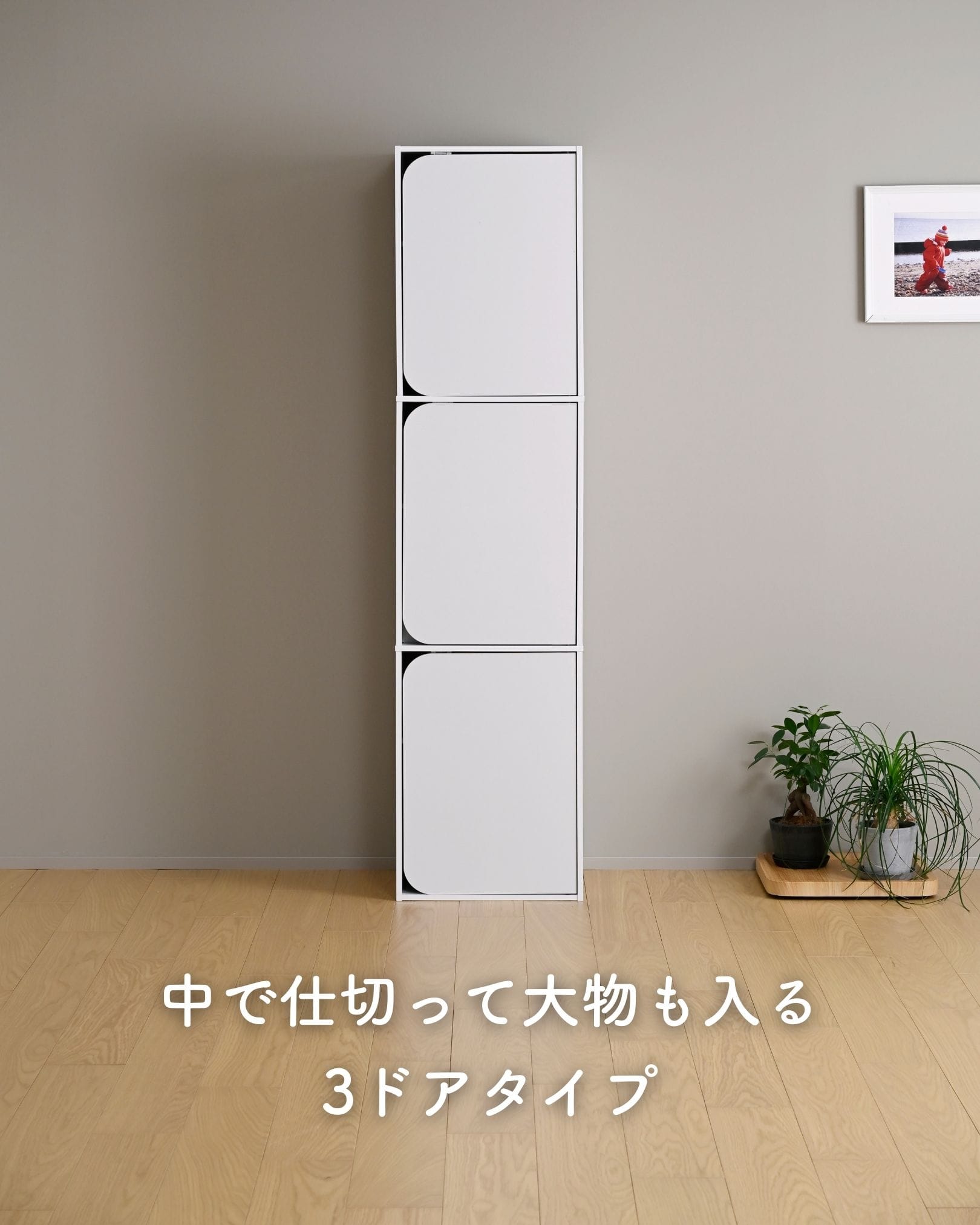 カラーボックス 扉付き A4対応 3段/5段 幅42.5 奥行39 高さ172cm CDR-3/CDR-5 山善 YAMAZEN