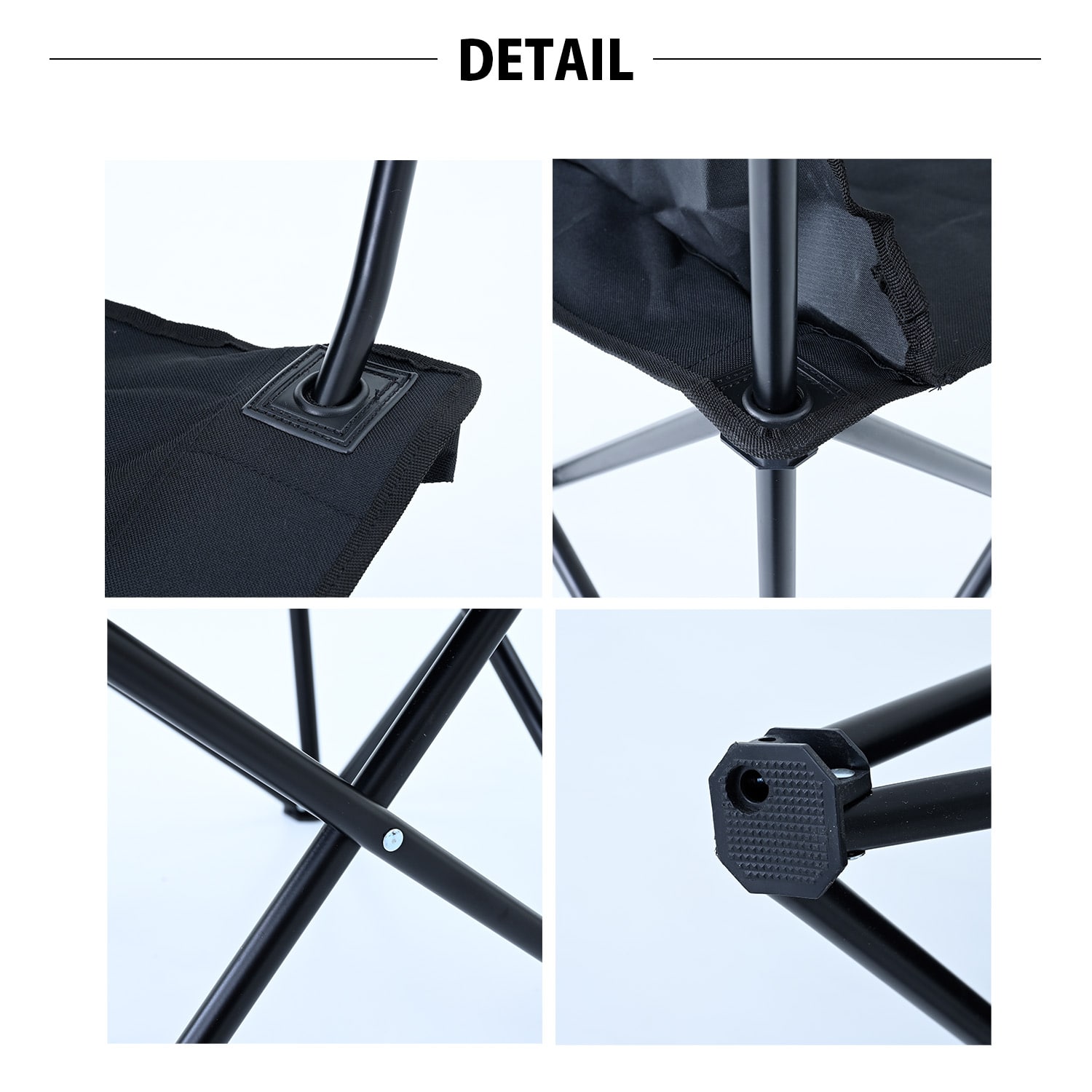 日除けシェード付き アウトドアチェア 折りたたみ SP-210(BK) 山善 YAMAZEN キャンパーズコレクション