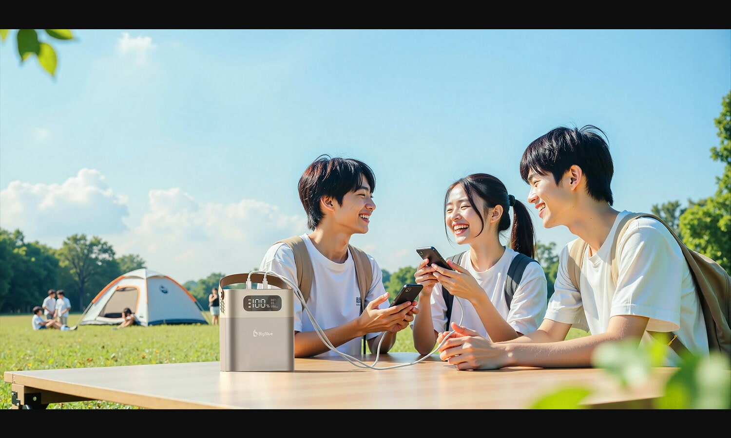 ポータブル電源 リン酸鉄 Cellpowa100 パススルー充電 機内持ち込み可 102.4Wh 32,000mAh CP100 Bigblue Tech ビッグブルーテック