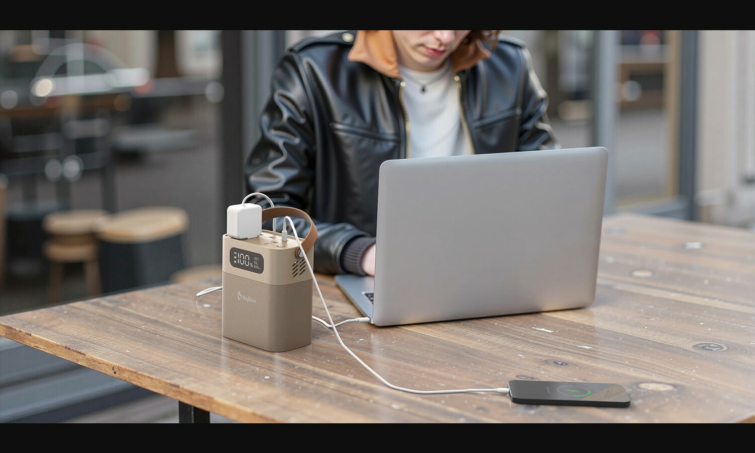 ポータブル電源 リン酸鉄 Cellpowa100 パススルー充電 機内持ち込み可 102.4Wh 32,000mAh CP100 Bigblue Tech ビッグブルーテック