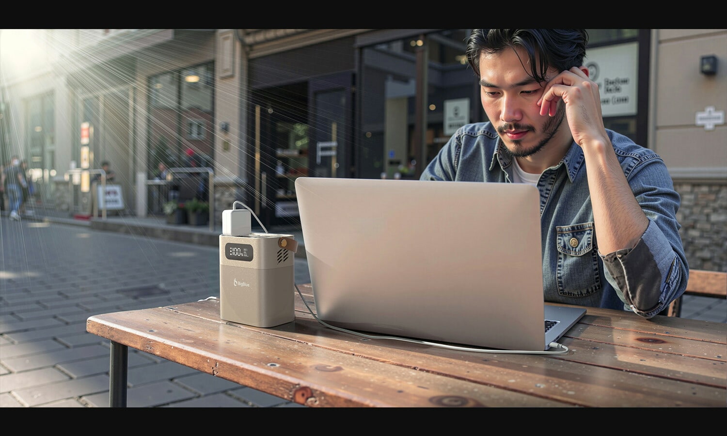 ポータブル電源 リン酸鉄 Cellpowa100 パススルー充電 機内持ち込み可 102.4Wh 32,000mAh CP100 Bigblue Tech ビッグブルーテック