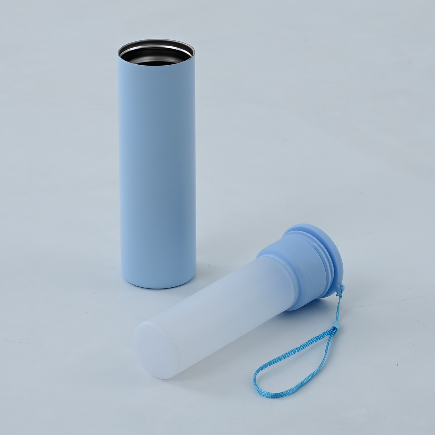 氷のう 携帯 エアリーアイス 真空二重構造 保冷 SIB-M 山善|YAMAZEN|キャンパーズコレクション