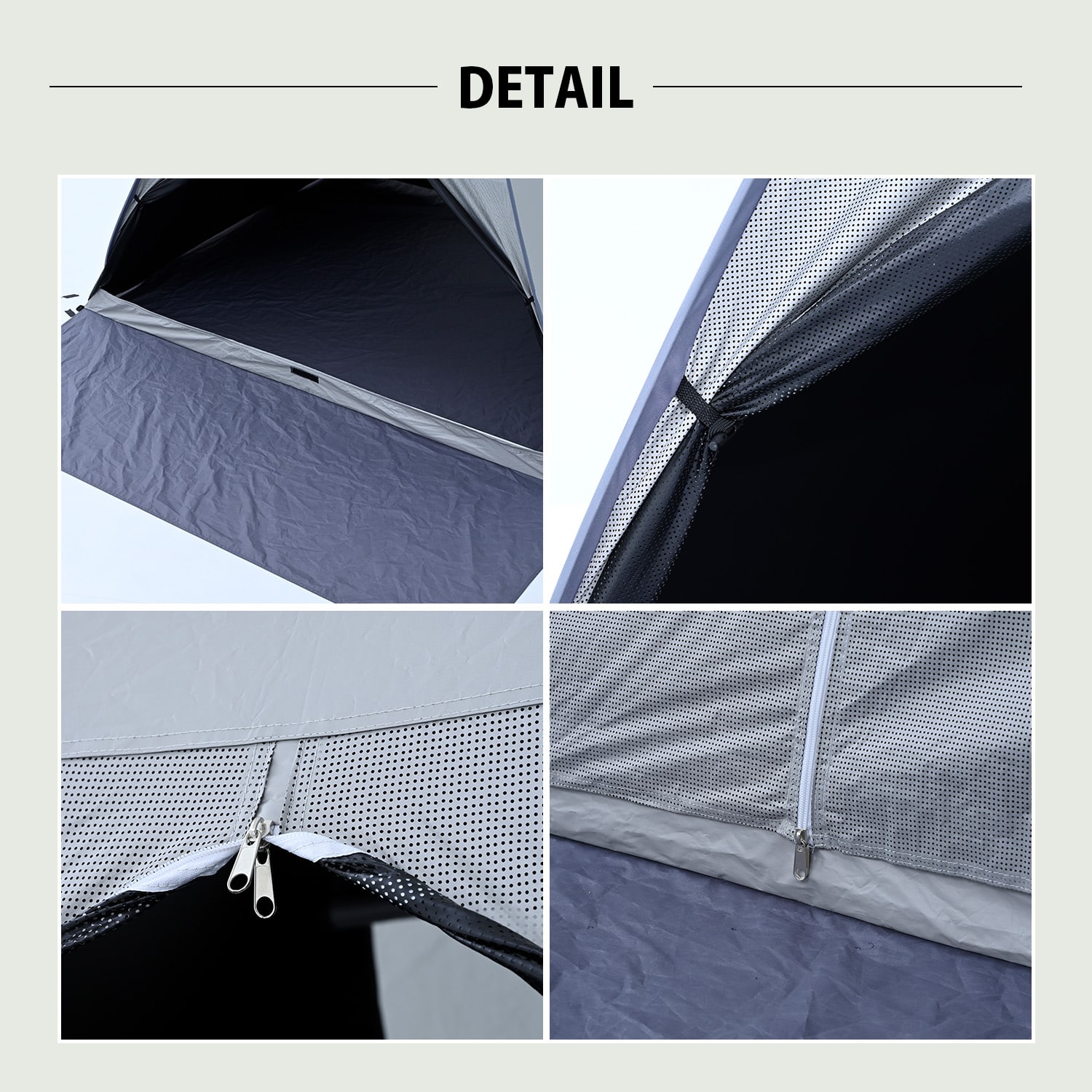 中からは見えて外からは見えにくい シースルーサンシェード ブラックコーティング SBOS-6UV(GY) 山善 YAMAZEN キャンパーズコレクション