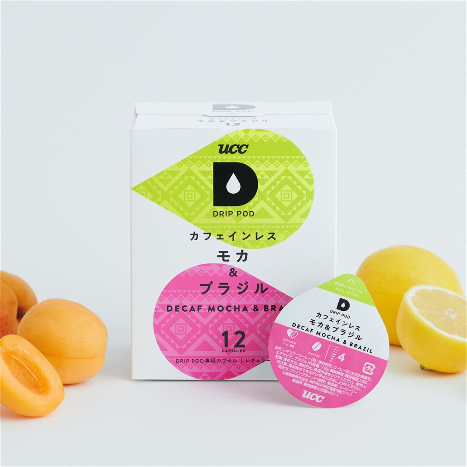 UCC DRIP POD ドリップポッド カプセル カフェインレス モカ＆ブラジル 12個入×6箱(72個) DPCM002 専用カプセル UCC 上島珈琲